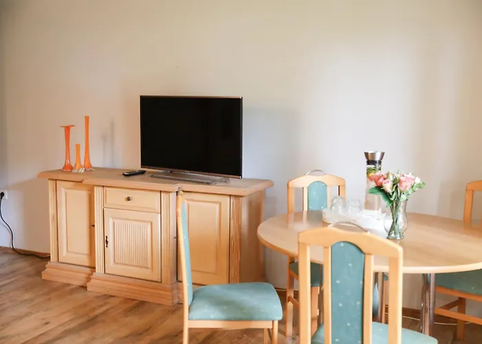 דירה Urlaub Auf Dem Alpakahof Naehe